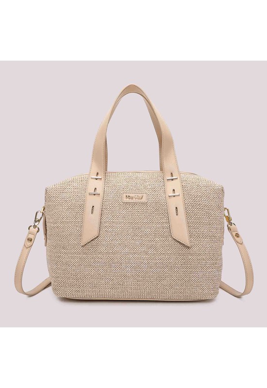 BORSA A BAULETTO IN PAGLIA...