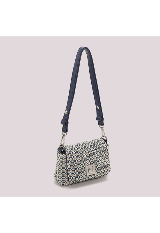 BORSA A TRACOLLA IN TESSUTO...