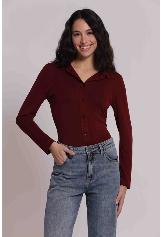 BODY CAMICIA IN VISCOSA...