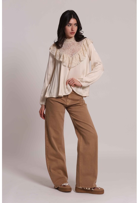 JEANS PALAZZO COLORATO...
