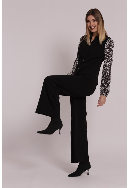 PANTALONE PALAZZO IN SCUBA...