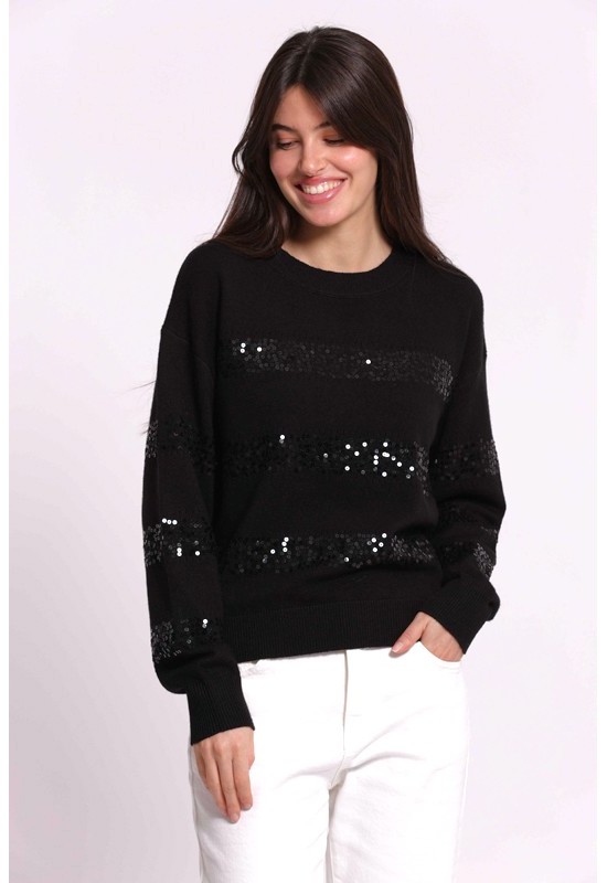 MAGLIA SCOLLO TONDO CON...