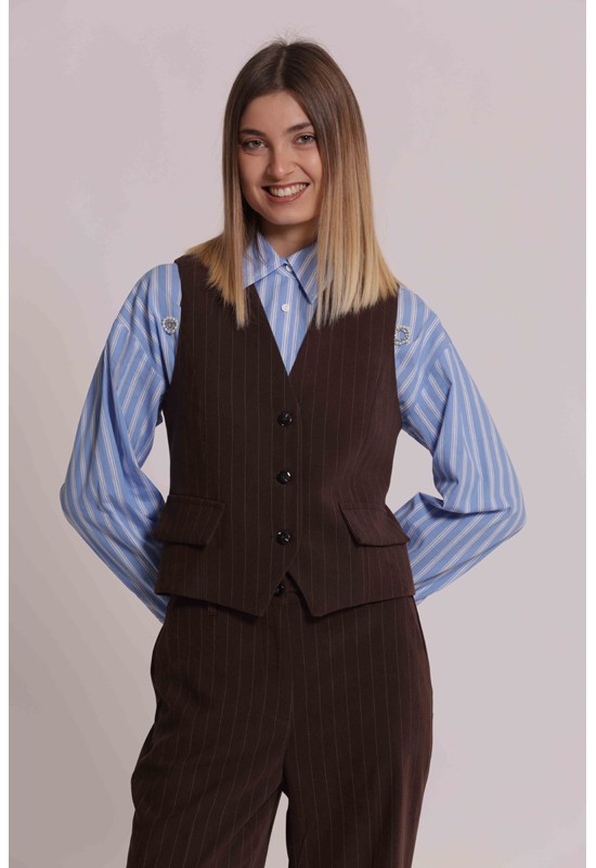 GILET GESSATO MIMI-MUA...
