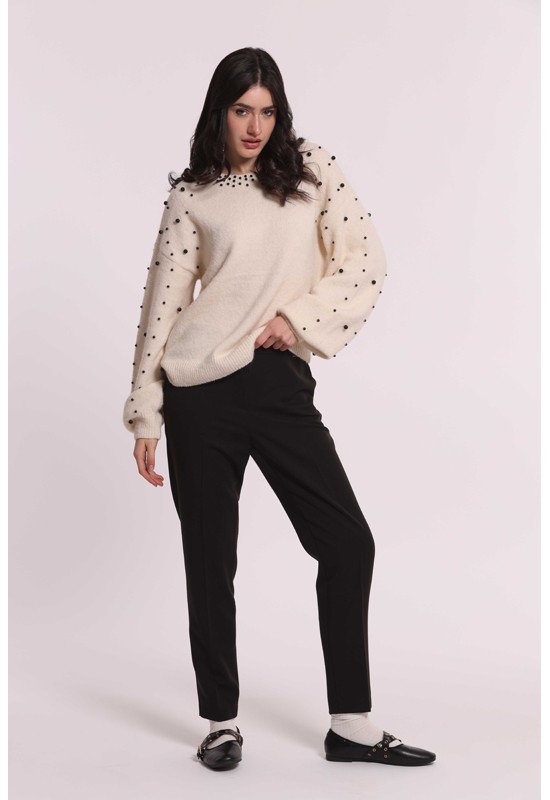 PANTALONE SIGARETTA CON...