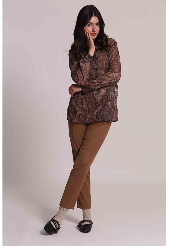 PANTALONE SIGARETTA CON...