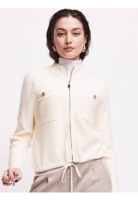 MAGLIA TESS.QUADRET. ZIP...