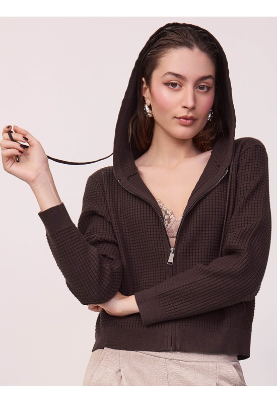 GIACCA TESS.QUADRETTATO ZIP...