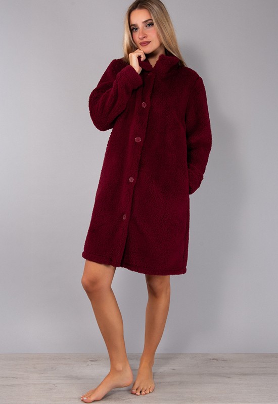 VESTAGLIA BORDEAUX BOTTONI...