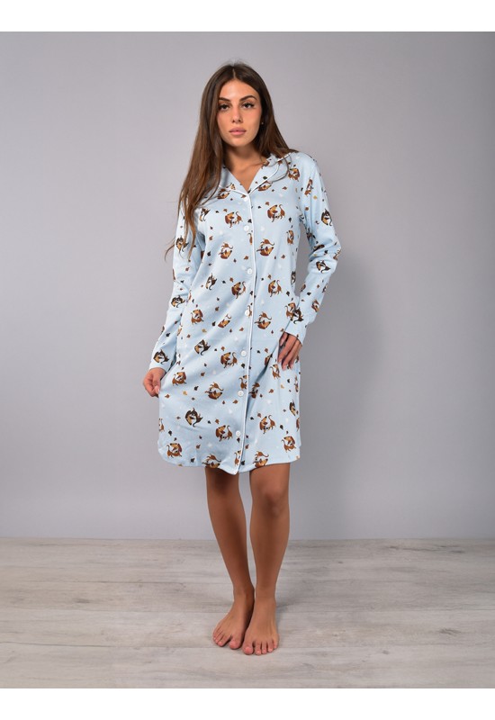 CAMICIA DA NOTTE APERTA...