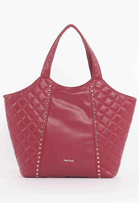 BORSA SHOPPER CON BORCHIE M8-Y200627 MIMI-MUA'